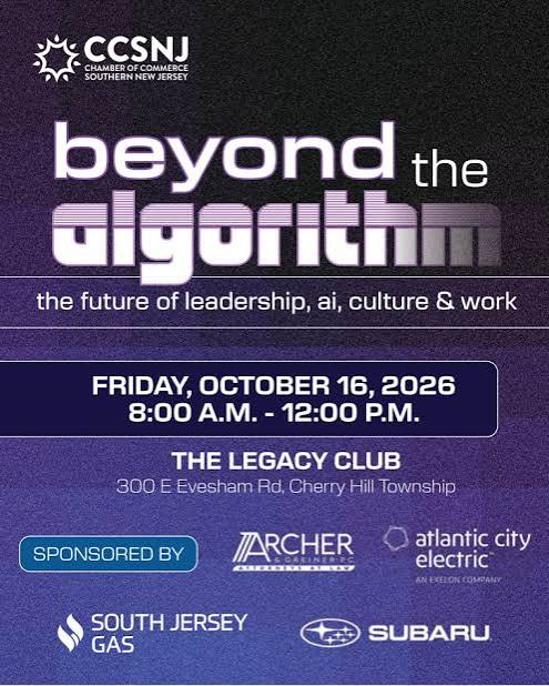 Beyond the Algorithm event poster for October 16, 2026